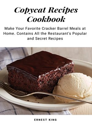 cover image of Copycat Recipes Cookbook